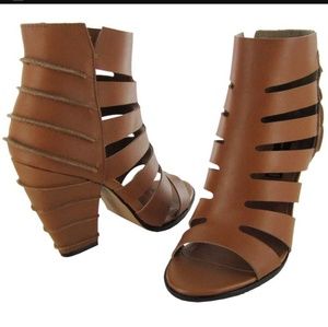 Steven by Steve Madden Casted open toe booties 7